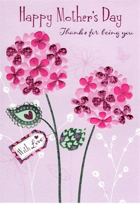 She is beside you like a friend and loves you immensely each day. Thanks For Being You Happy Mother's Day Card | Cards
