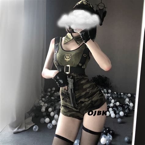 sexy dress halloween party military instructors cool girl army uniform roleplay policewoman