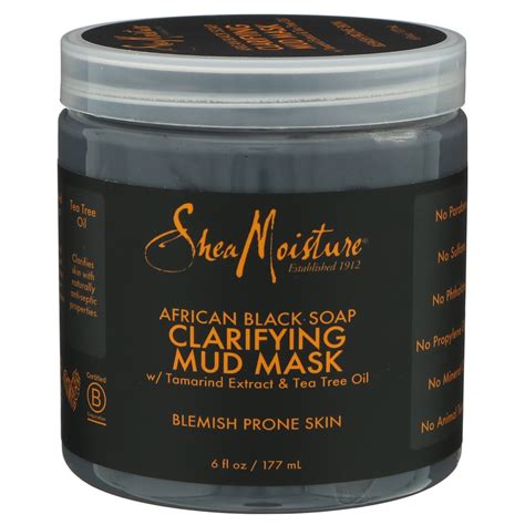 Good reasons to choose this unique type of african we've formulated our black soap with organic shea butter for richness and moisture. Shea Moisture African Black Soap Clarifying Mud Mask ...