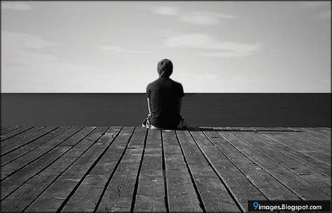 Sad Alone Boy Cute Lonely Black And White