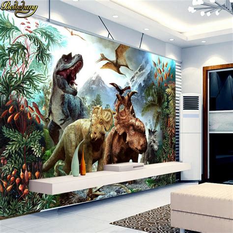 Beibehang Custom Photo Wallpaper Large Mural Large 3d Stereo Dinosaur