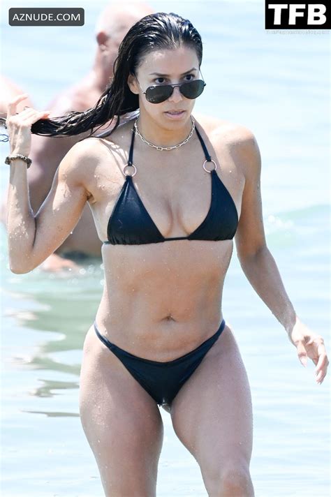Eva Longoria Sexy Seen Showing Off Her Hot Bikini Body On The Beach In Marbella Aznude