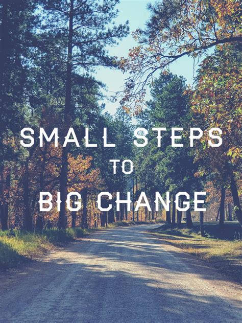 Small Steps To Big Change Localgiving