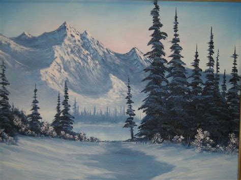 Snowy Mountain Painting Snowy Mountains By Leoneer On Deviantart