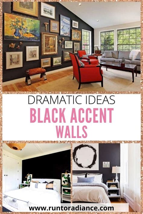 Accent walls add character and personality to any room. Black Accent Wall: Dramatic Ideas For Your Living Space ...