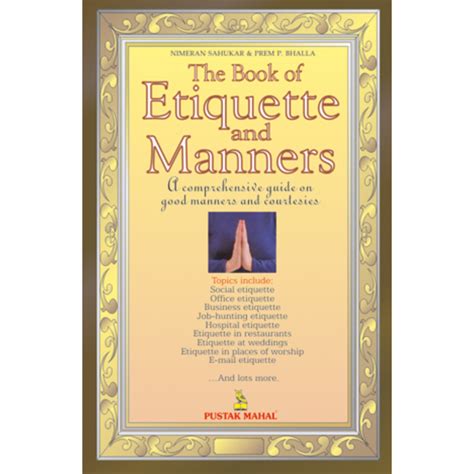 The Book Of Etiquette And Manners