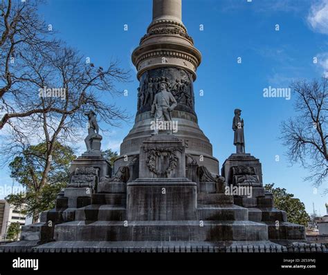 Montgomery Alabamausa January 20 2018 Confederate Memorial Monument