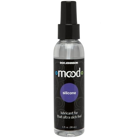 doc johnson mood silicone lube lubricant for that ultra slick feel not compatible with