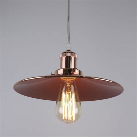 Modern Vintage Industrial Copper Ceiling Light Shade Pendant 3192 Ebay