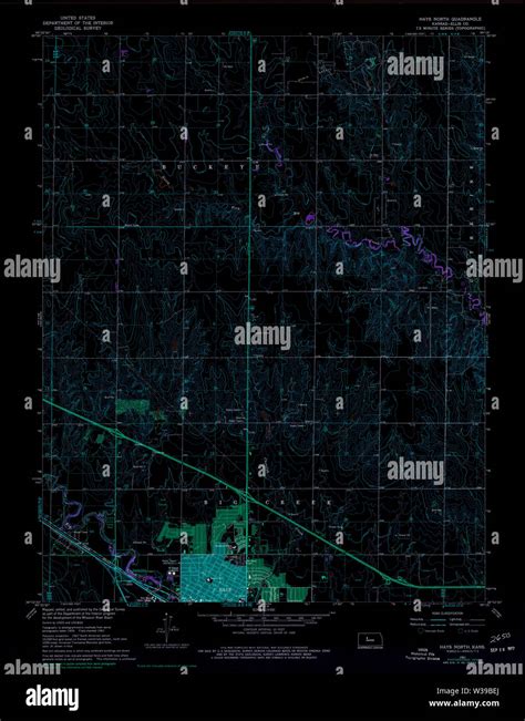 Map Of Hays Kansas Hi Res Stock Photography And Images Alamy