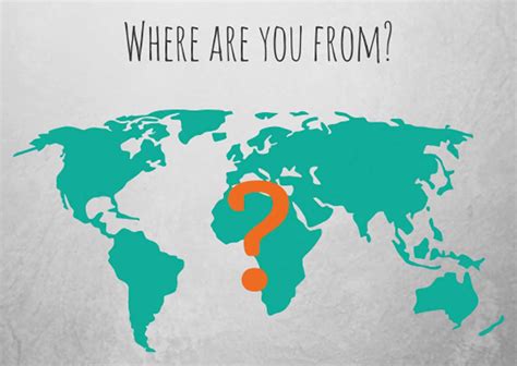 Where Are You From Resposta