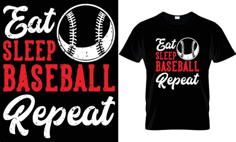 Baseball T Shirt Design 21222528 Vector Art At Vecteezy