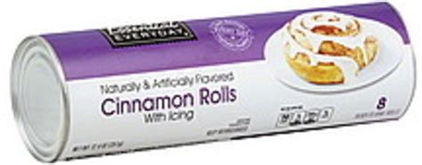 Essential Everyday With Icing Cinnamon Rolls 8 Ea Nutrition
