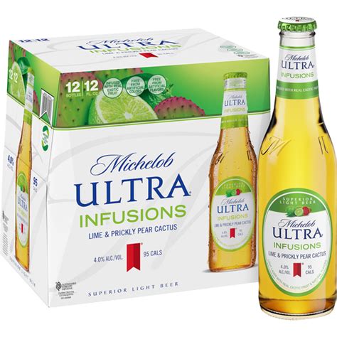 Michelob Ultra Infusions Infusions Lime And Prickly Pear Cactus Light
