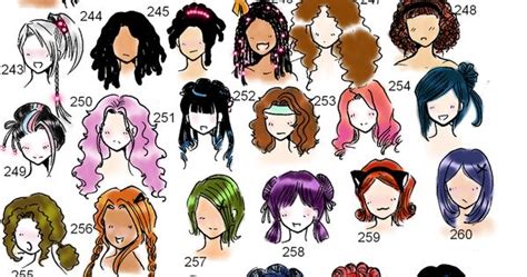 Hairstyles Edition 6 35 Hairstyles Illustrated By ©neongenesisevarei