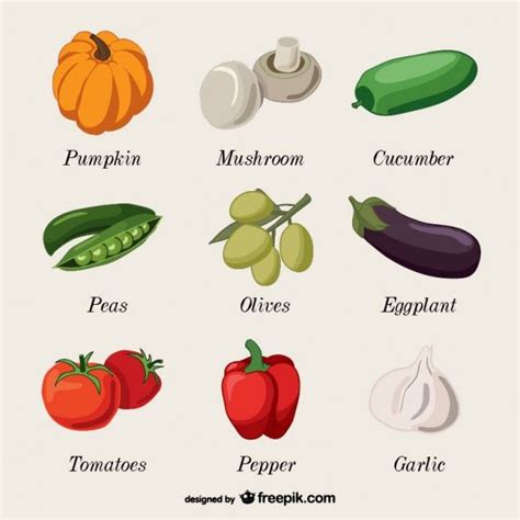 Verduras Nombres