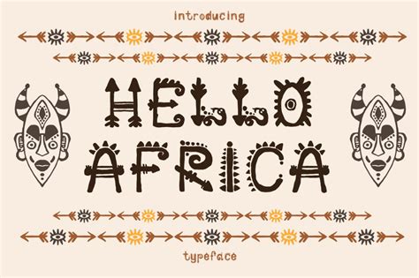 21 African Fonts That Are Wild And Wonderful Hipfonts