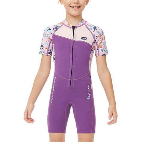 25mm One Piece Shorty Kids Wetsuit Wetsuits Rash Guard Sunscreen Surf