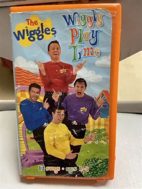 The Wiggles Wiggly Play Time Vhs 2001 Clamshell Tested 699