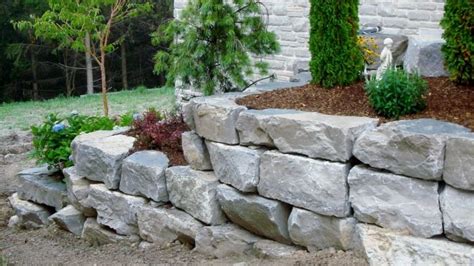 Image Result For Armour Stone Retaining Wall Stone Retaining Wall