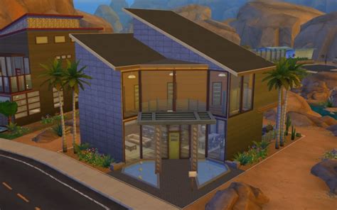 Modern Angles House No Cc By Sjr721 At Mod The Sims Sims 4 Updates