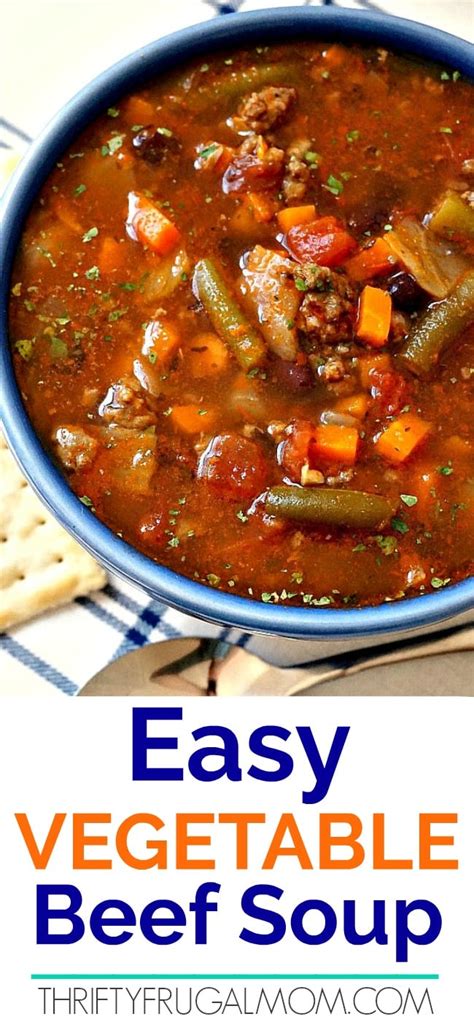 Be sure to shake off excess flour off the this was so delicious, but it does not need the natural release! Easy Vegetable Beef Soup (a 30 minute meal)