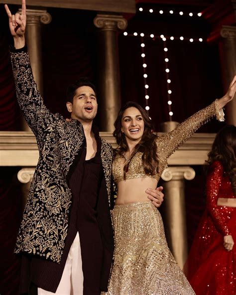 Kiara Advani Embraces Glowy Beauty And Romantic Waves For Her Sangeet Vogue India