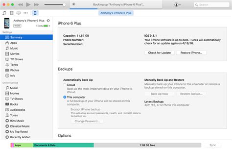 Creating An Iphone Backup In Itunes Or Icloud And Why Its Important