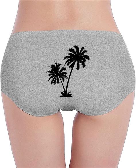 Amazon Com GsShan08 Palm Tree Women S Sexy Underwear Low Waist Panties