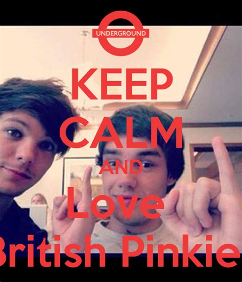 Keep Calm And Love British Pinkies Poster Libbie Keep Calm O Matic