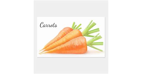 Carrots Rectangular Sticker