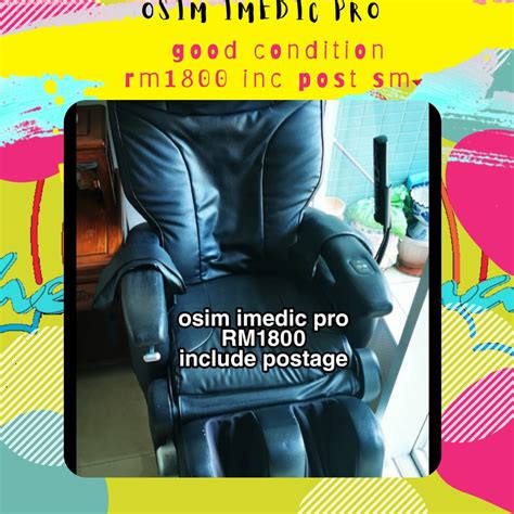 Osim Imedic Massage Chair Furniture And Home Living Furniture Chairs