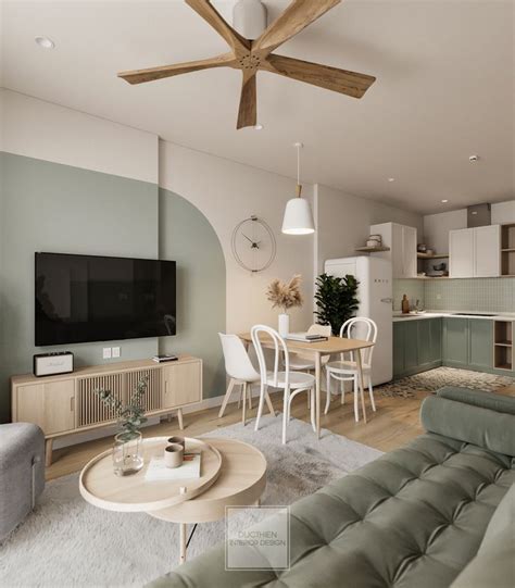 Green Apartment Project Duc Thien On Behance Condo Interior Design
