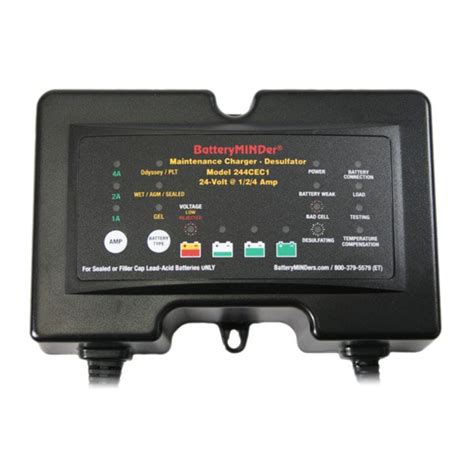 244cec1 Batteryminder 24v 124 Amp Charger Maintainer Desulfator