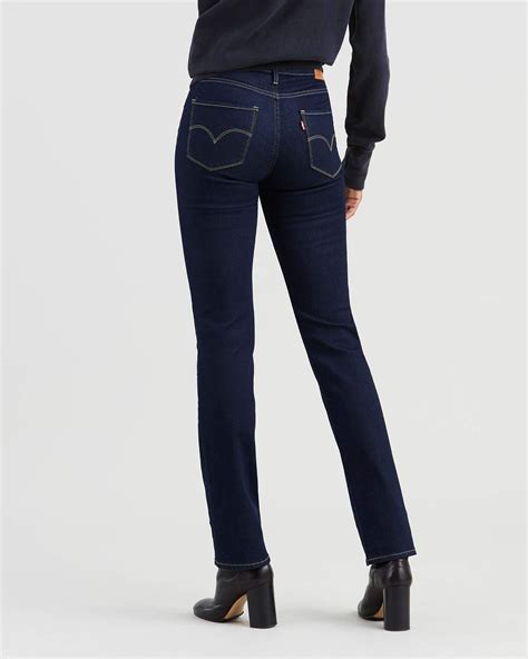 Levis Womens 724 High Rise Straight Leg To The Nine Jeanstore