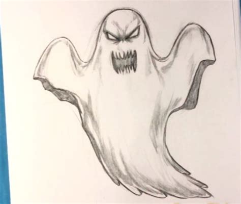 How To Draw A Ghost Step By Step For Kids In This Blog Post I Will