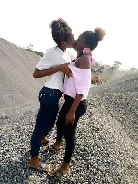 Two Nigerian Lesbians Caught Inside Bush Kissing And Touching Each