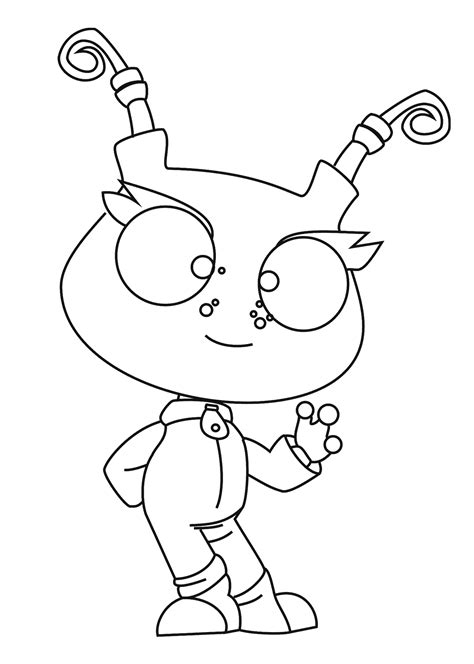 Rob Robot Coloring Pages For Kids Printable Free Easy Christmas Crafts