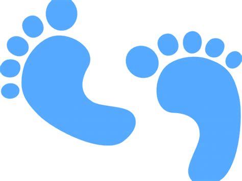 Light Blue Clipart Blue Baby Foot Baby Feet Transparent Background