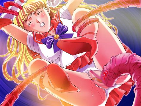 Rule 34 1girls Bishoujo Senshi Sailor Moon Blonde Hair Blue Eyes Breasts Censored Choker