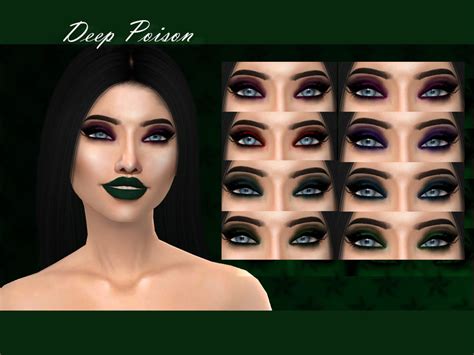The Sims Resource All Them Snakes Eyeshadow Palette