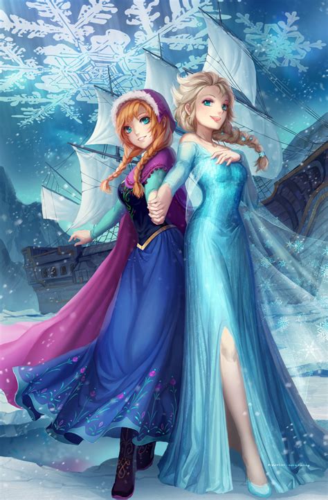 Anna, elsa, olaf, sven et compagnie sont de retour dans ces coloriages reine des neiges. Coloriage Elsa, Anna et dessin à imprimer