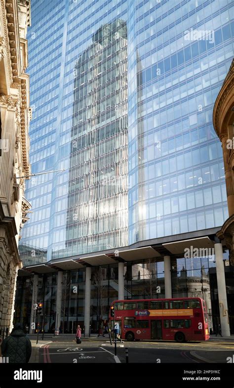 Tower 42 Natwest Tower Reflected In The Glass Of 22 Bishopsgate Also