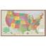Contemporary Elite United States Wall Map Poster