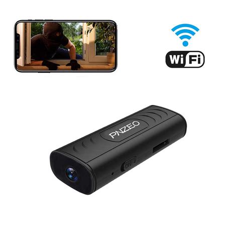 Mini Hidden Cameras Pnzeo W3 Spy Cam Portable Wireless Wifi Remote View