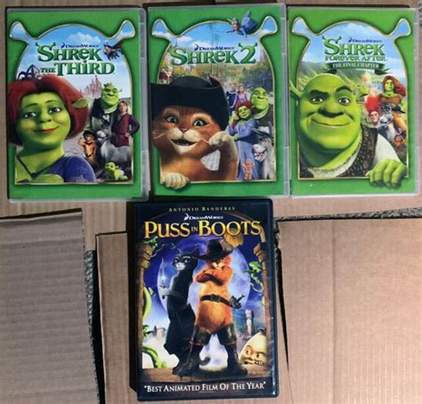 Lot Kids Shrek 2 The Third Puss In Boots Forever After Ebay