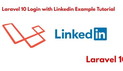 Laravel Login With Linkedin Using Socialite Package Archives Tuts Make