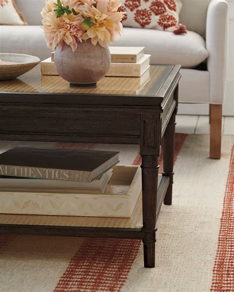 Find your perfect new coffee table and accent tables to finish the living room from ballard designs! Harbour Cane Coffee Table - Serena & Lily | Coffee table ...