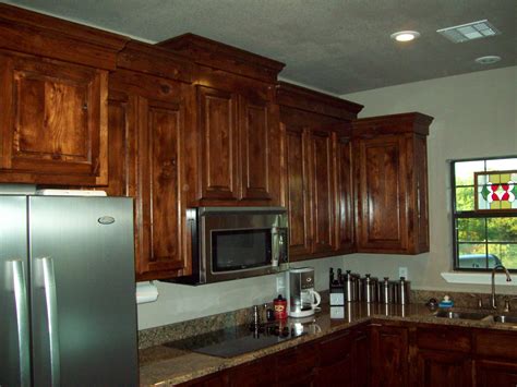 The best kitchen cabinets you can choose for the most important room in your home should possess the ultimate function and style you need. Stained Hickory Interior Job