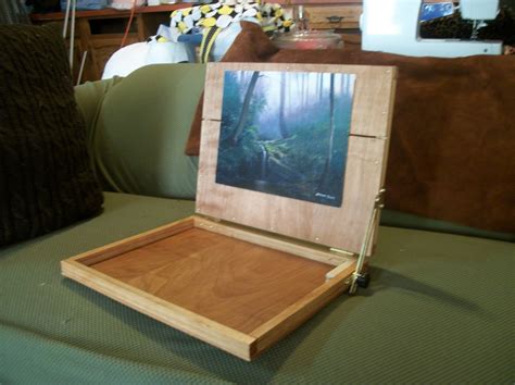 Ultimate pochade box with aluminum tripod combo, lightweight french box easel. Art, Murals, and Ministry: Homemade Pochade Box